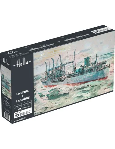 Twin Set La Seine + La Saone, 1/400 - Heller 85050