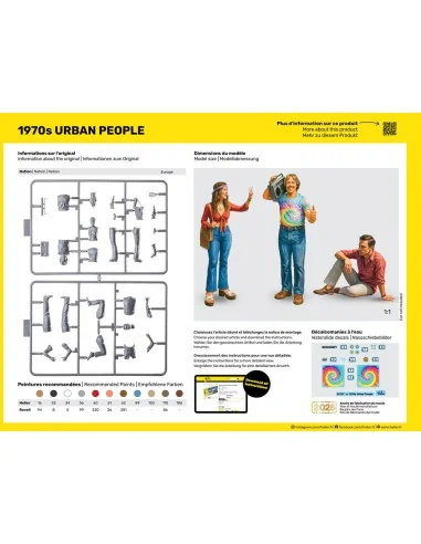 1970s Urban People, 1/24 - Heller 82757