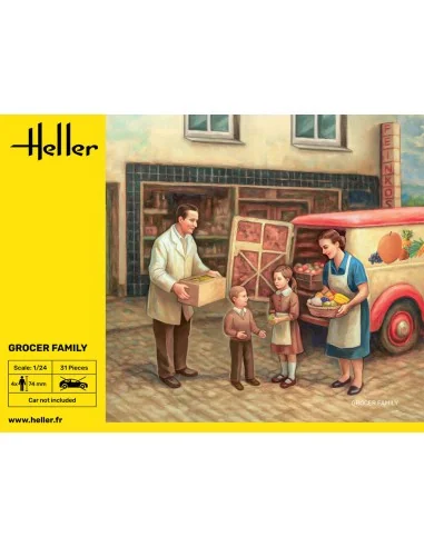 Grocer Family, 1/24 - Heller 82758