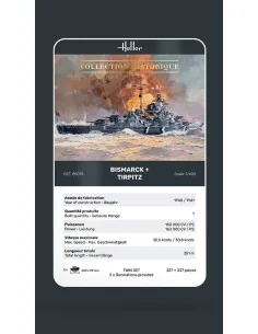 Twin Set Bismarck + Tirpitz, 1/400 - Heller 85078 2