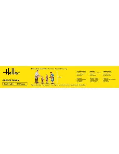 Grocer Family, 1/24 - Heller 82758