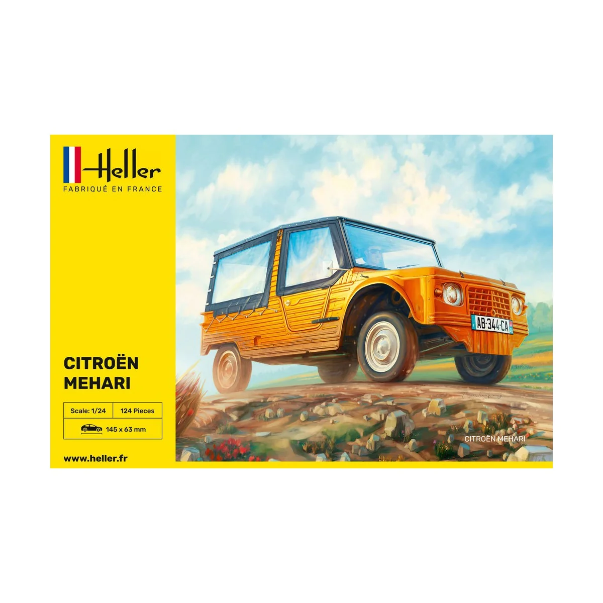 Citroen Mehari, 1/24 - Heller 80760 Citroen Mehari, 1/24 - Heller 80760