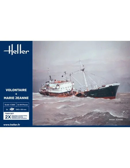 Twin Set Volontaire + Marie Jeanne, 1/200 - Heller 85604