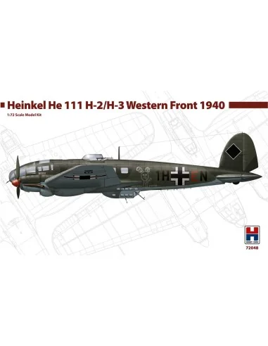 Heinkel He-111 H-2/H-3 Western Front 1940 - NEW, 1/72 - Hobby 2000 ...
