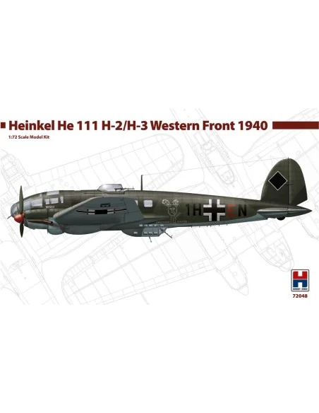 Heinkel He-111 H-2/H-3 Western Front 1940 - NEW, 1/72 - Hobby 2000 ...