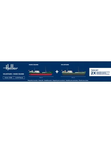 Twin Set Volontaire + Marie Jeanne, 1/200 - Heller 85604
