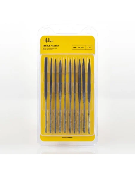 Needle file set (10 pieces) - Heller 99004