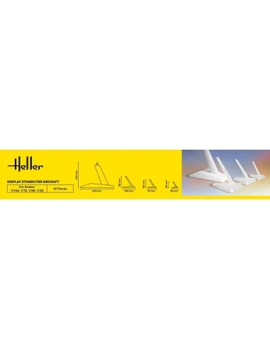 Display Stands for Aircraft - Heller 95200
