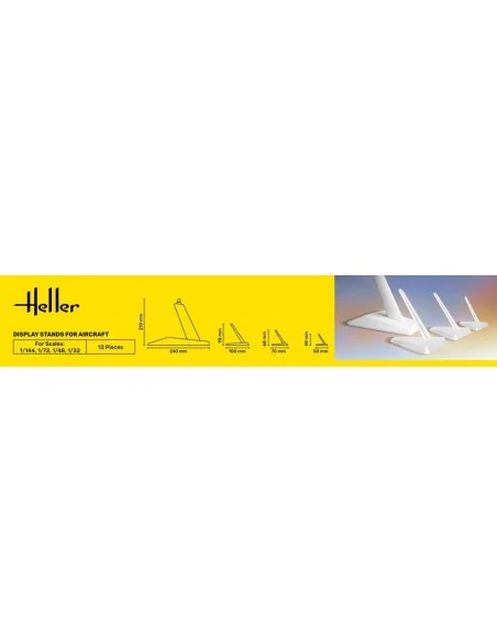 Display Stands for Aircraft - Heller 95200
