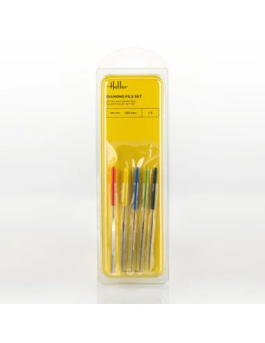 Diamond file set 100 mm (5 pieces) - Heller 99005