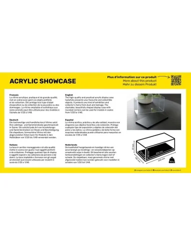 Acrylic Showcase, 252 x 127 x 80 mm - Heller 95201