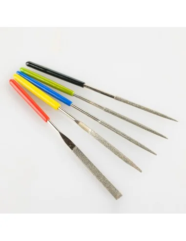 Diamond file set 100 mm (5 pieces) - Heller 99005