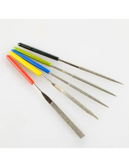 Diamond file set 100 mm (5 pieces) - Heller 99005