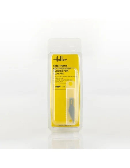 Fine-point replacement blades for scalpel (5 pieces) - Heller 99008