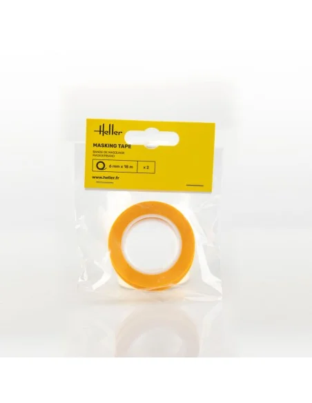 Masking tape 6 mm x 18 m (2 pieces) - Heller 99012