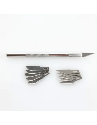 Aluminium scalpel with fine-pointed blade - Heller 99009