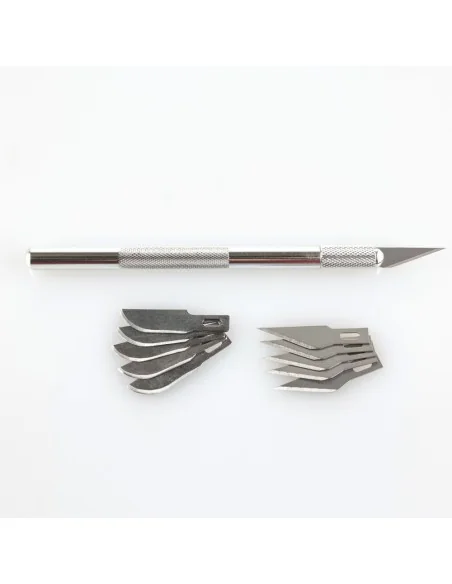 Aluminium scalpel with fine-pointed blade - Heller 99009
