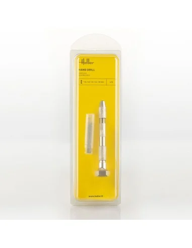 Hand drill with five drills (1, 1.2, 1.4, 1.5, 1.8 mm) - Heller 99019