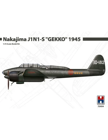 Nakajima J1N1-S "GEKKO" 1945, 1/72 - Hobby 2000 72054