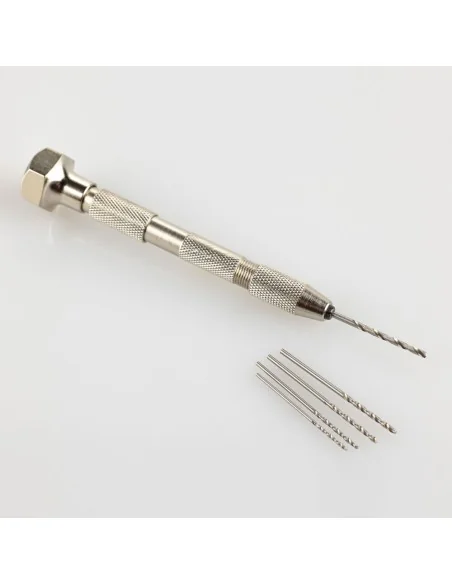 Hand drill with five drills (1, 1.2, 1.4, 1.5, 1.8 mm) - Heller 99019