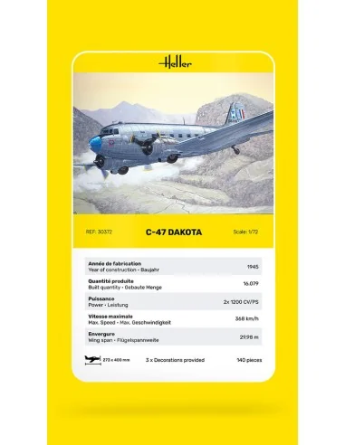 C-47 Dakota, 1/72 - Heller 30372