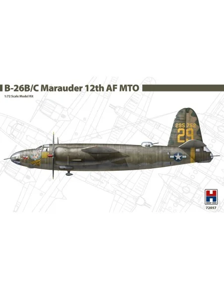 [NO_DESC] B-26B/C Marauder, 1/72 - Hobby 2000 72057