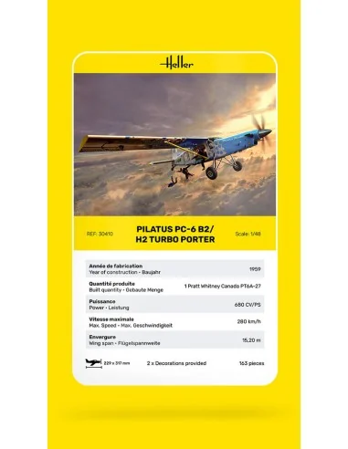 Pilatus PC-6 B2/H2 Turbo Porter, 1/48 - Heller 30410