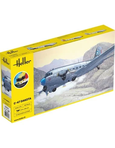 STARTER KIT C-47 Dakota, 1/72 - Heller 35372