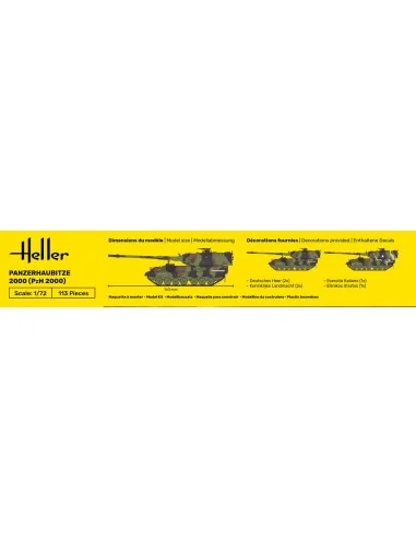 [NO_DESC] Panzerhaubitze 2000 (PzH 2000), 1/72 - Heller 30803