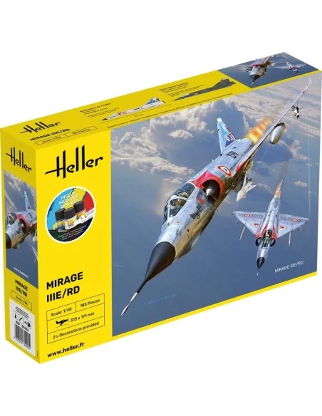 STARTER KIT Mirage IIIE/RD, 1/48 - Heller 35422