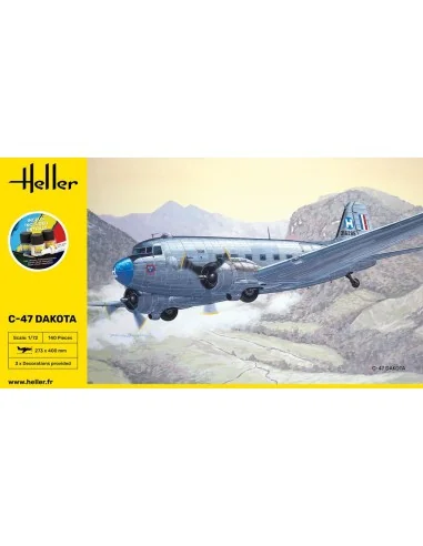 STARTER KIT C-47 Dakota, 1/72 - Heller 35372