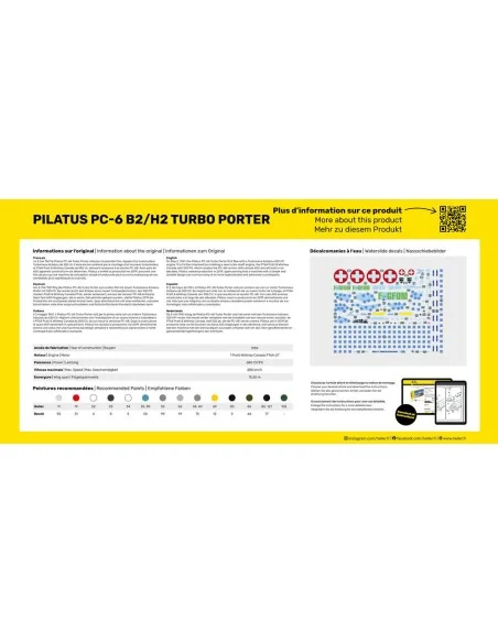 Pilatus PC-6 B2/H2 Turbo Porter, 1/48 - Heller 30410