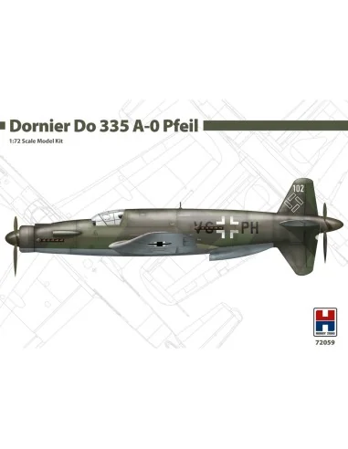Dornier Do 335 A-0 Pfeil, 1/72 - Hobby 2000 72059