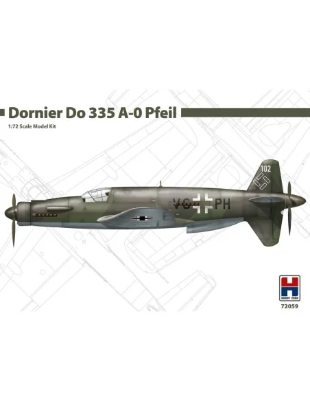 Dornier Do 335 A-0 Pfeil, 1/72 - Hobby 2000 72059