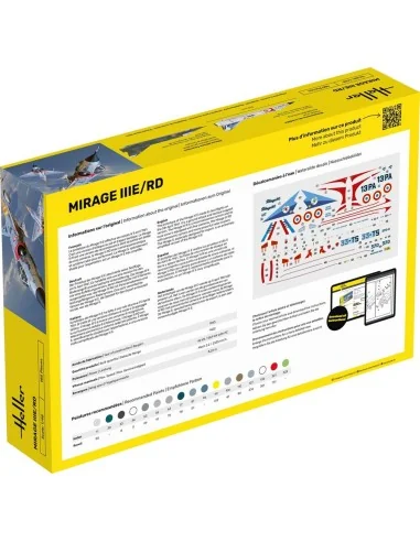 STARTER KIT Mirage IIIE/RD, 1/48 - Heller 35422