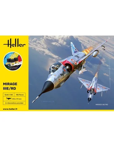STARTER KIT Mirage IIIE/RD, 1/48 - Heller 35422