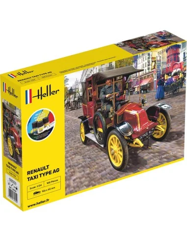STARTER KIT Renault Taxi Type AG, 1/24 - Heller 35705