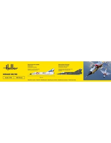 STARTER KIT Mirage IIIE/RD, 1/48 - Heller 35422