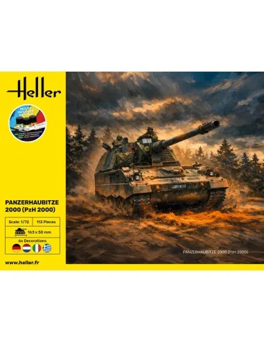 [NO_DESC] STARTER KIT Panzerhaubitze 2000 (PzH 2000), 1/72 - Heller...