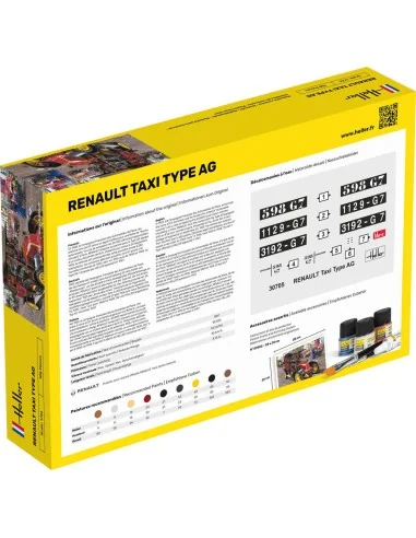 STARTER KIT Renault Taxi Type AG, 1/24 - Heller 35705