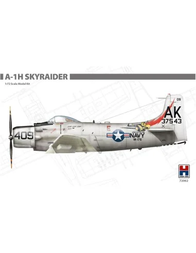 A-1H Skyraider, 1/72 - Hobby 2000 72062