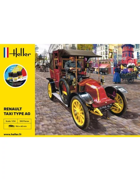 STARTER KIT Renault Taxi Type AG, 1/24 - Heller 35705