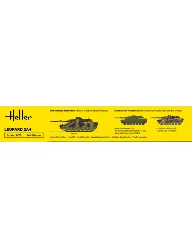 [NO_DESC] STARTER KIT Leopard 2A4, 1/72 - Heller 35800