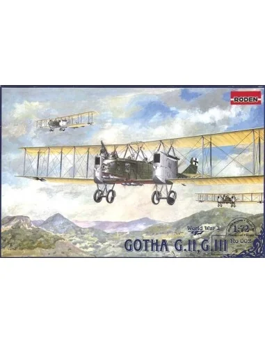 Gotha G.II-G.III, 1/72 - Roden 002