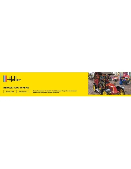 STARTER KIT Renault Taxi Type AG, 1/24 - Heller 35705