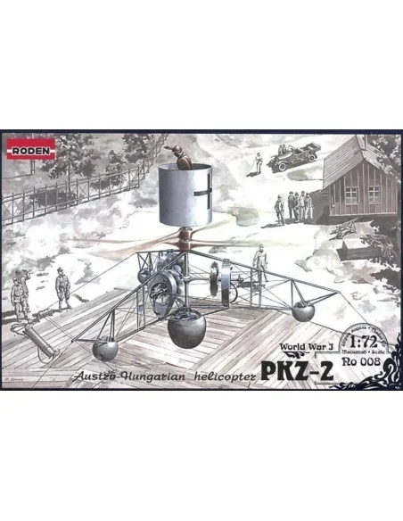 PKZ-2 Austro-Hungarian Helicopter World War 1, 1/72 - Roden 008