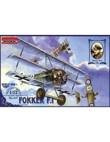 Fokker F.I, 1/72 - Roden 017