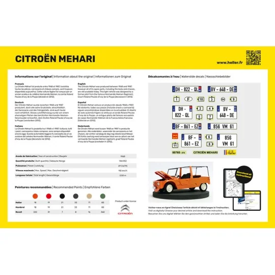 Citroen Mehari - Heller 80760