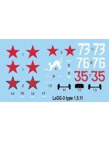 LaGG-3 series 1, 5, 11, 1/72 - Roden 037