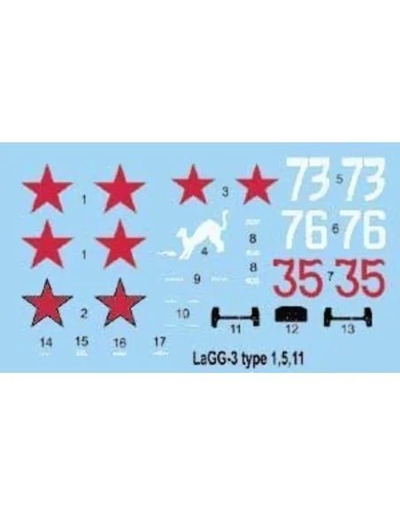 LaGG-3 series 1, 5, 11, 1/72 - Roden 037